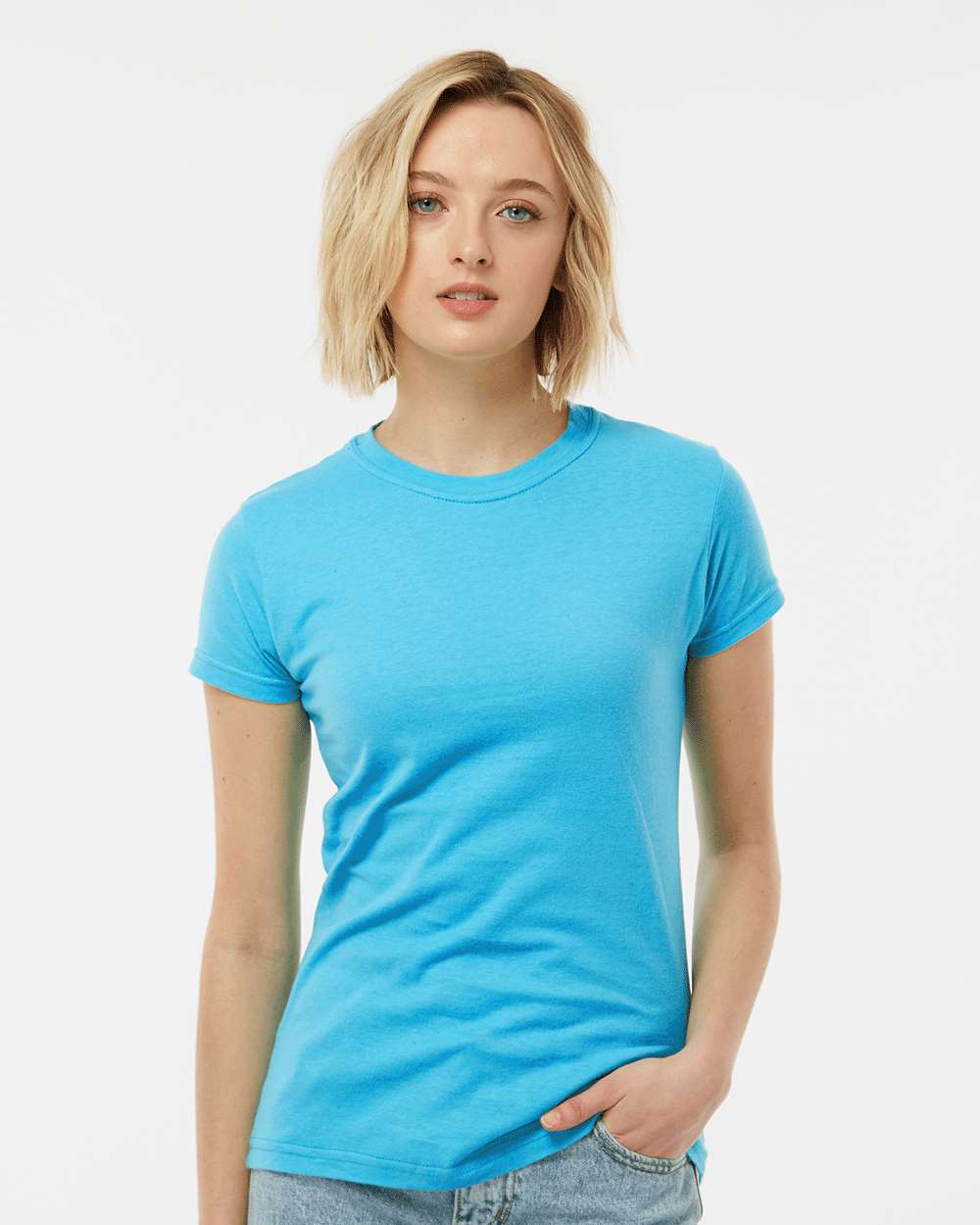 Tultex 213 Women's Fine Jersey Slim Fit T-Shirt