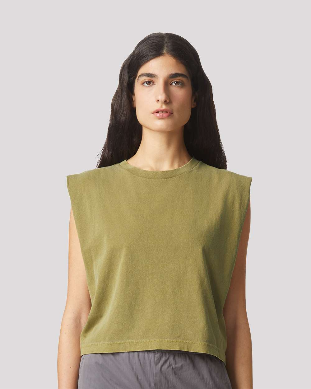 American Apparel 307GD Women's Garment-Dyed Heavyweight Muscle Tee