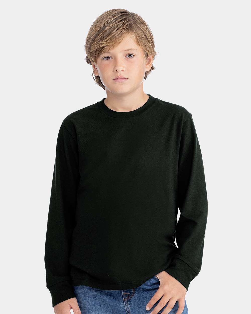 Next Level 3311 Youth Cotton Long Sleeve T-Shirt