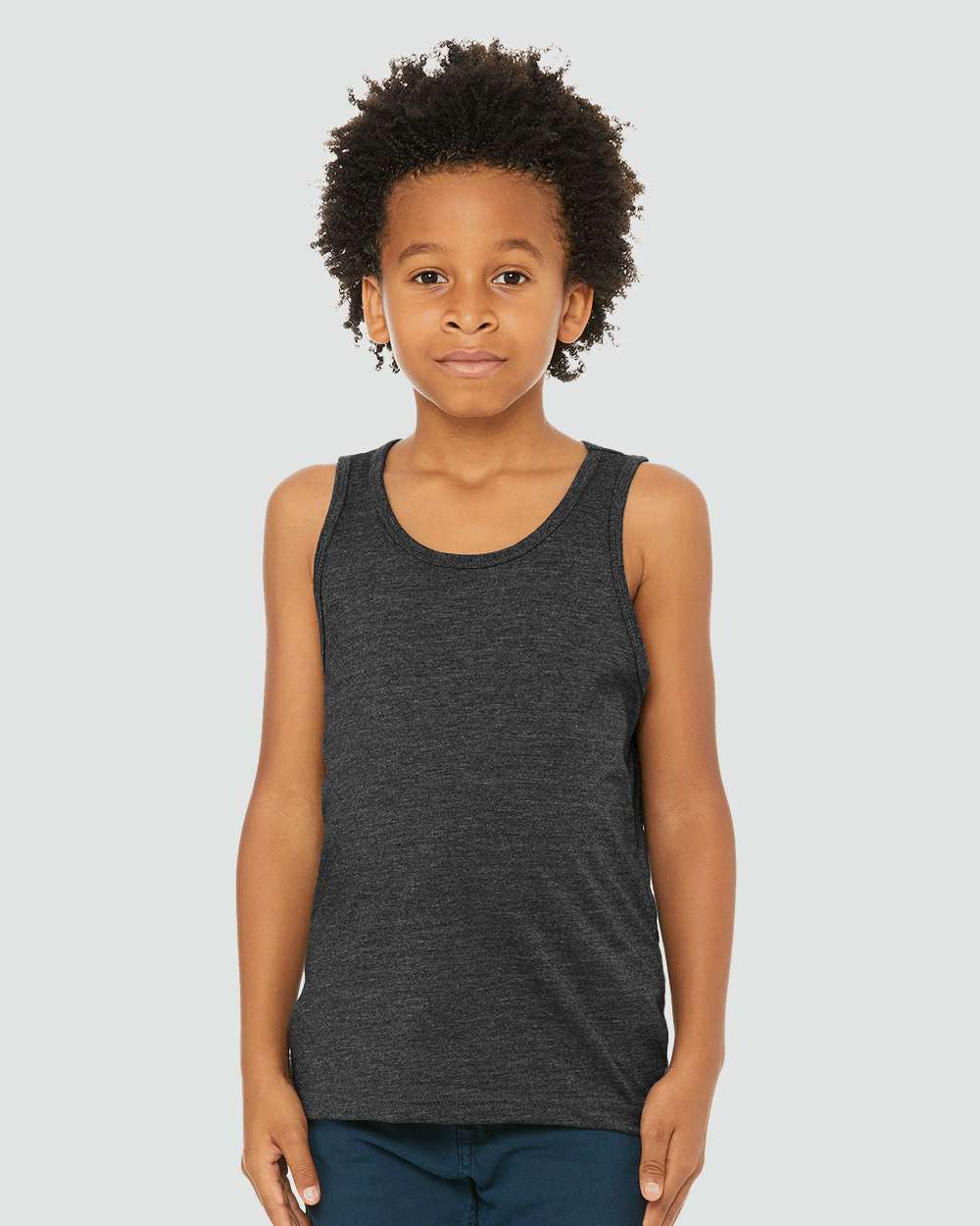 BELLA + CANVAS 3480YCVC Youth Heather CVC Tank