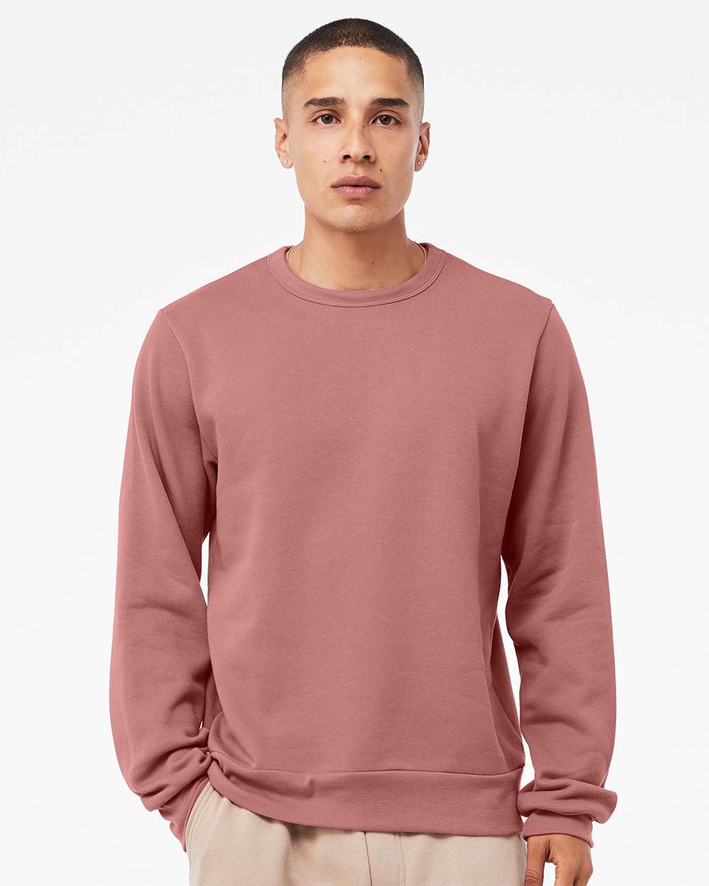 BELLA + CANVAS 3911 Unisex Sponge Fleece Classic Crewneck Sweatshirt