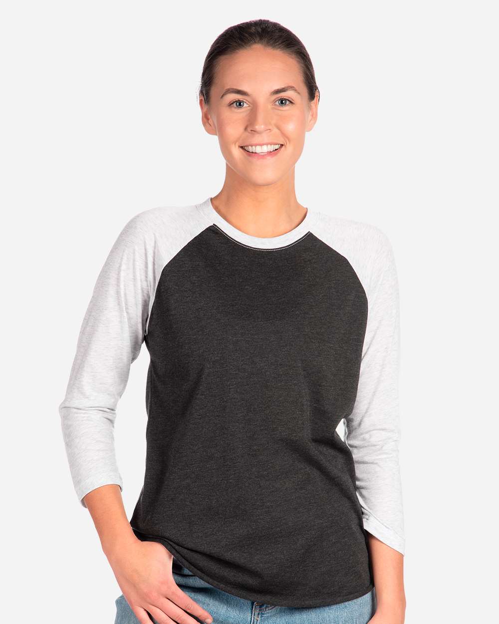 Next Level 6051 Unisex Triblend Three-Quarter Raglan T-Shirt