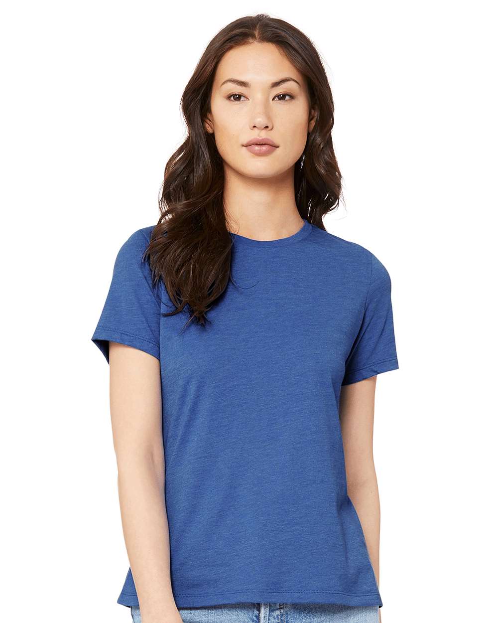 BELLA + CANVAS 6400CVC Women’s Relaxed Fit Heather CVC Tee