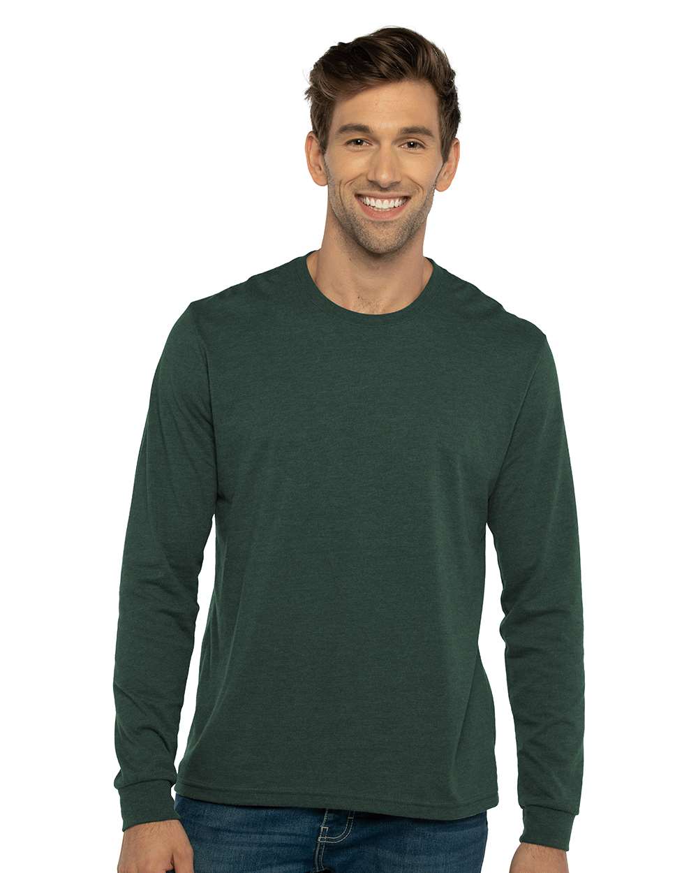 Next Level 6411 Unisex Sueded Long Sleeve T-Shirt