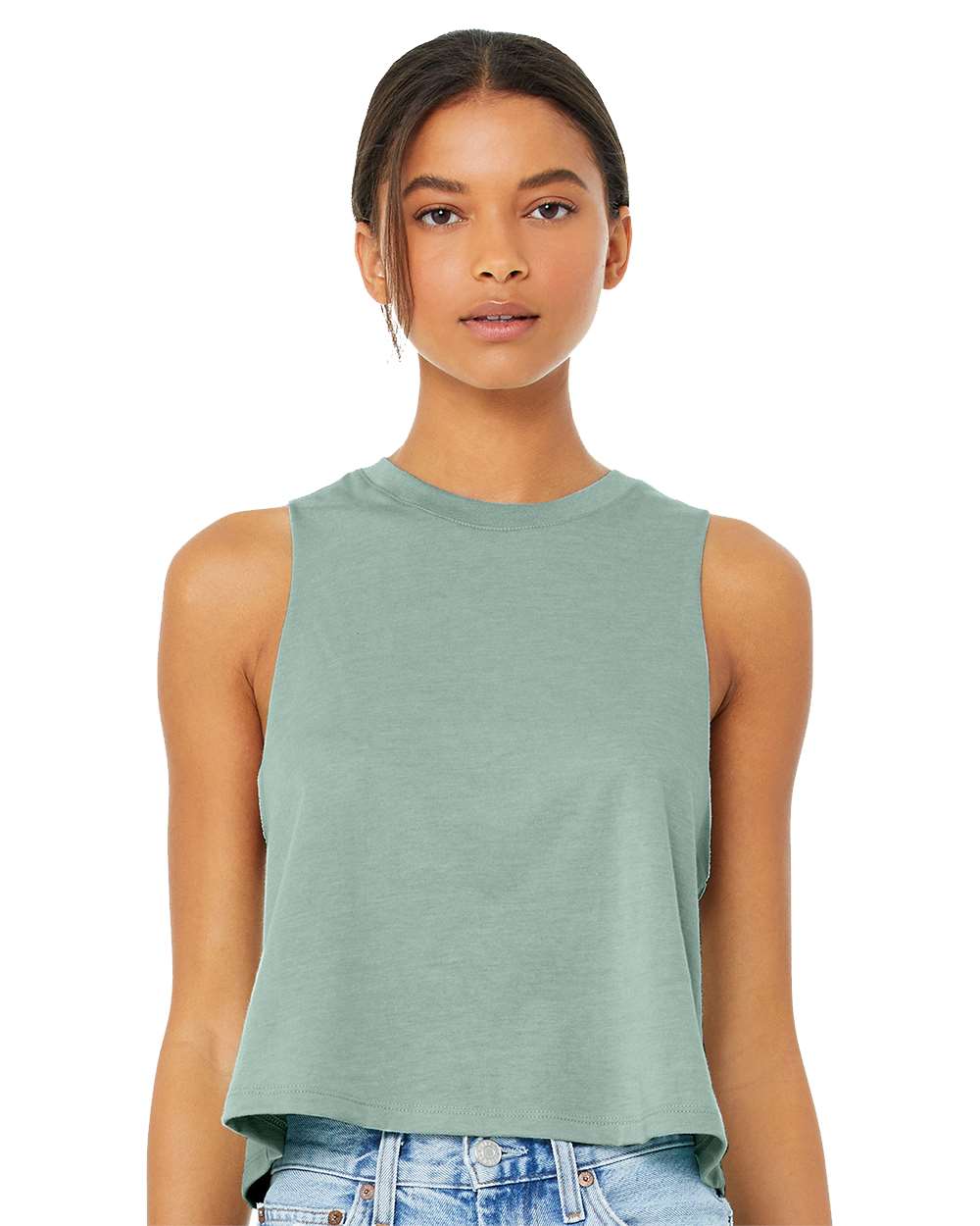 BELLA + CANVAS 6682 Women's Racerback Crop Tank