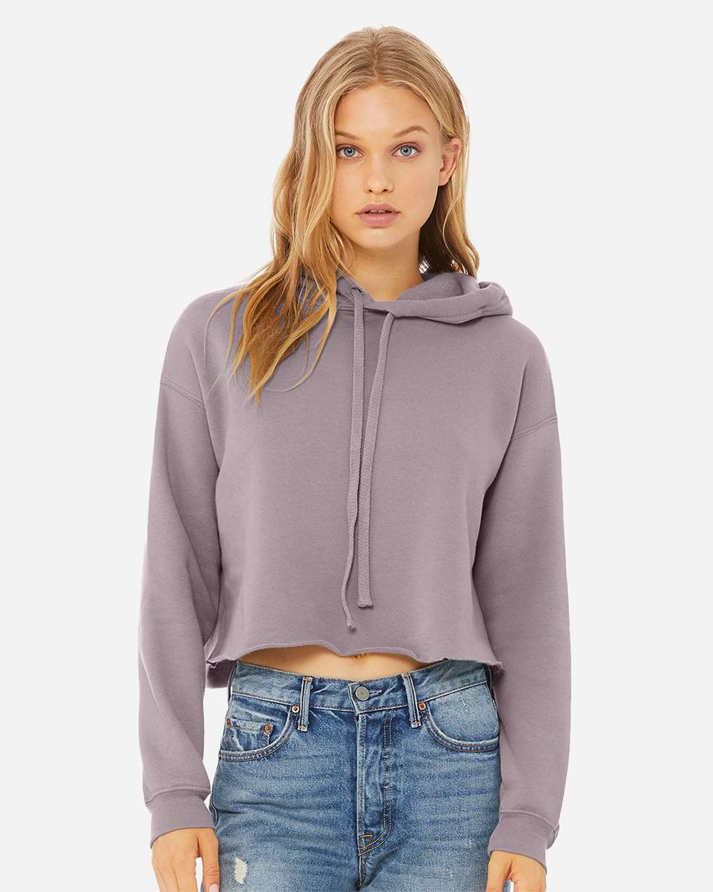 BELLA + CANVAS 7502 Women's Crop Fleece Hoodie Sweatshirt
