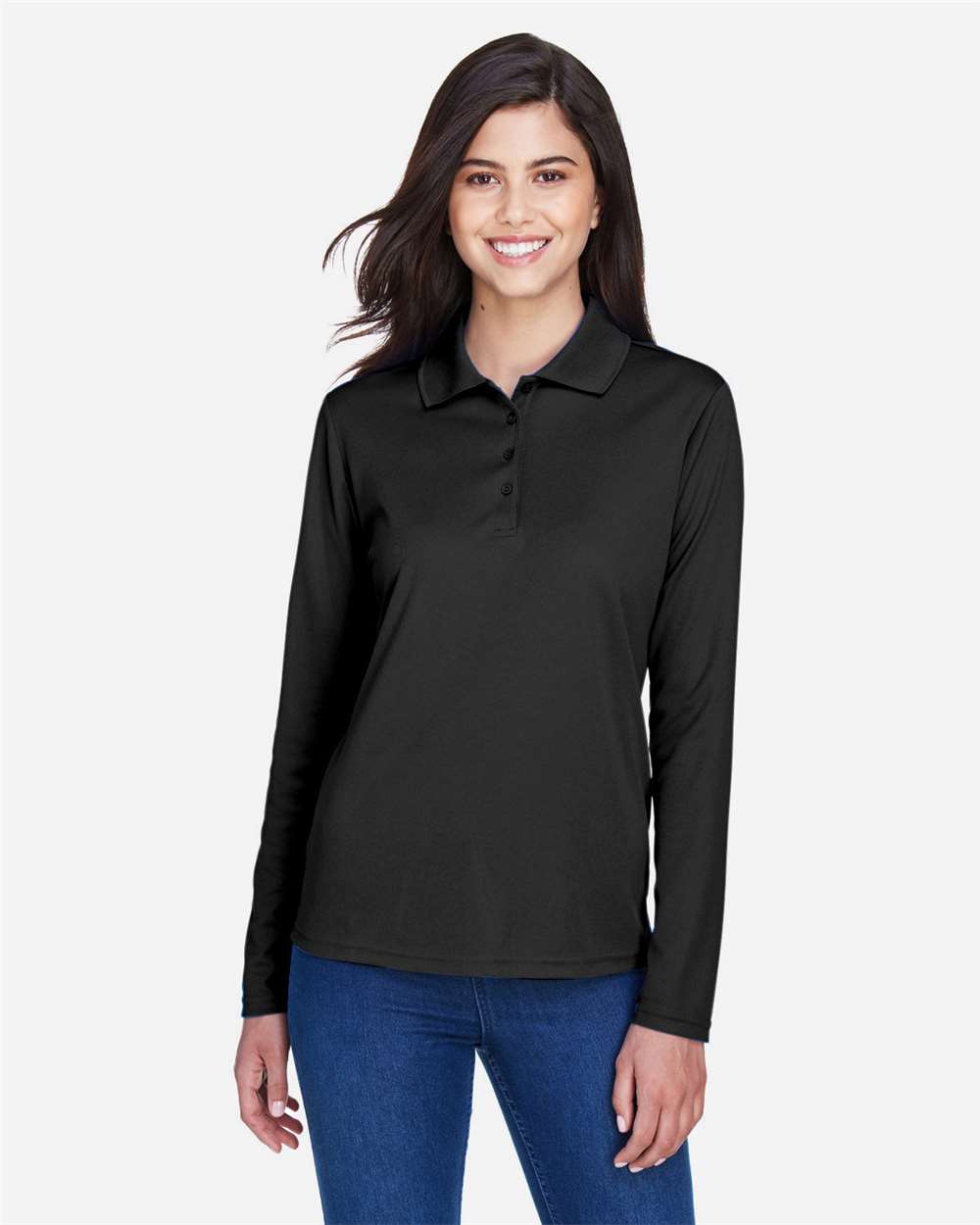 CORE365 78192 Women's Pinnacle Performance Long Sleeve Piqué Polo