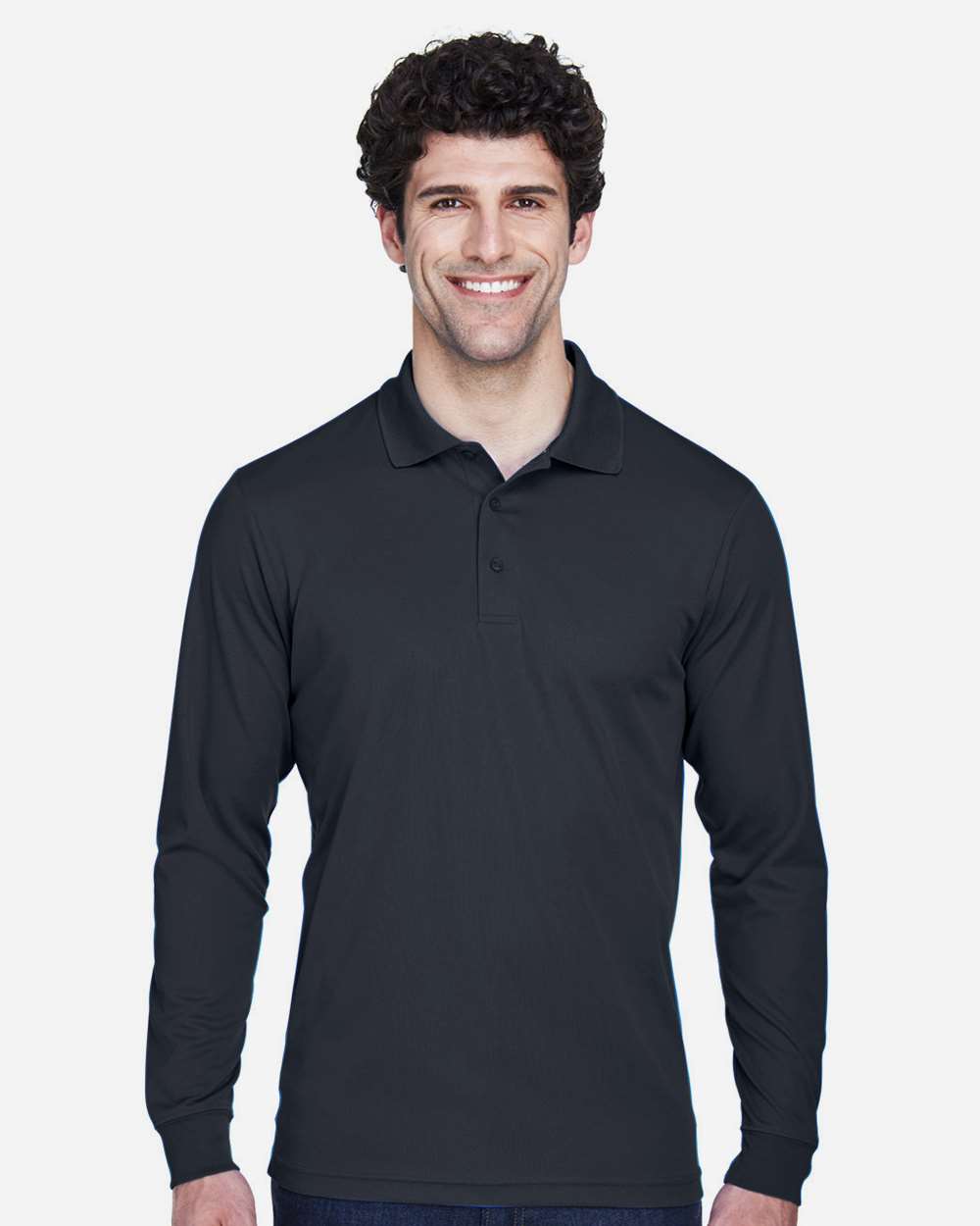 CORE365 88192T Men's Tall Pinnacle Performance Long Sleeve Piqué Polo