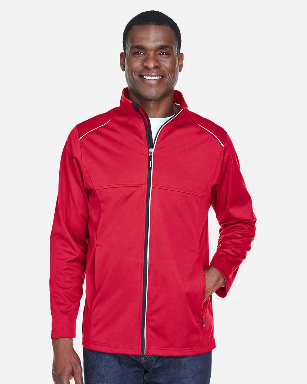 CORE365 CE708 Men's Techno Lite Three-Layer Knit Tech-Shell