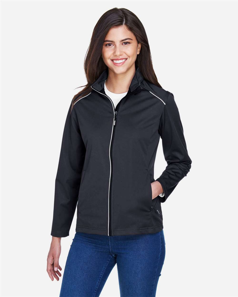 CORE365 CE708W Women's Techno Lite Three-Layer Knit Tech-Shell