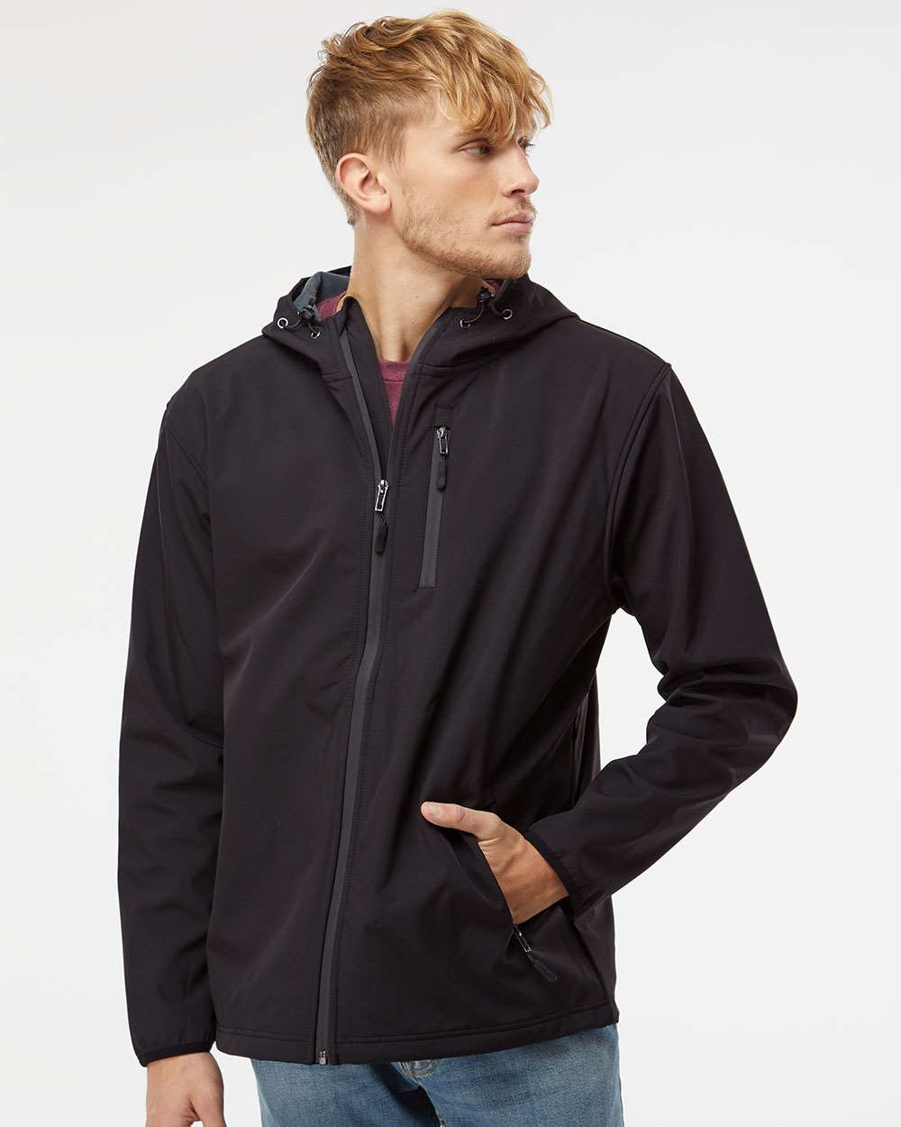 Independent Trading Co. EXP35SSZ Men's Poly-Tech Soft Shell Jacket
