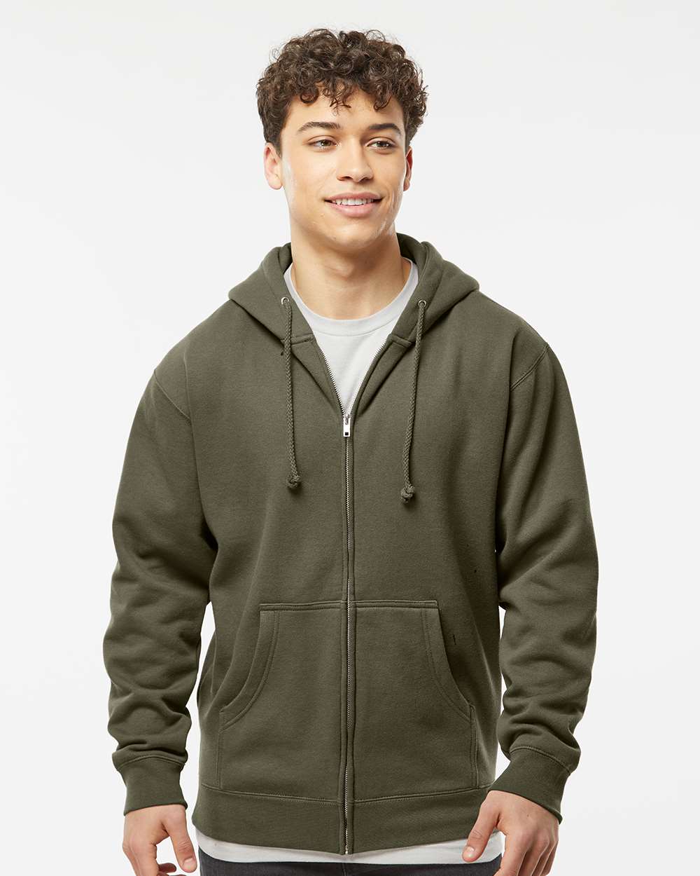Independent Trading Co. IND4000Z Unisex Heavyweight Full-Zip Hooded Sweatshirt
