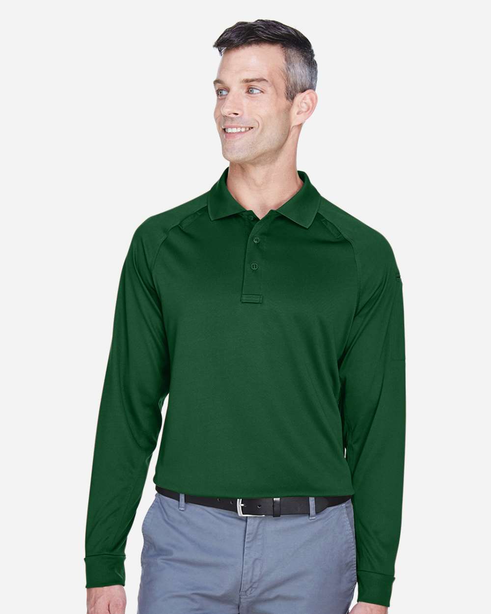 Harriton M211L Men's Advantage Long Sleeve Tactical Polo