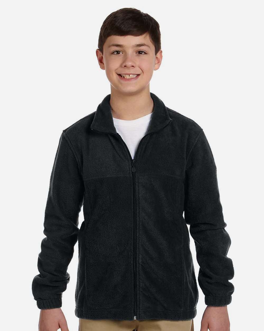 Harriton M990Y Youth Full-Zip Fleece