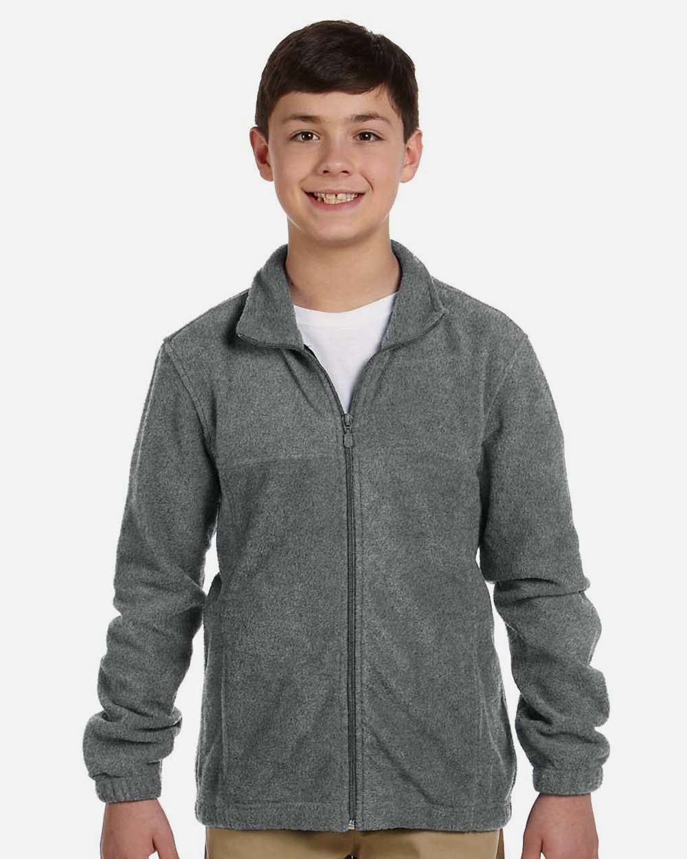 Harriton M990Y Youth Full-Zip Fleece