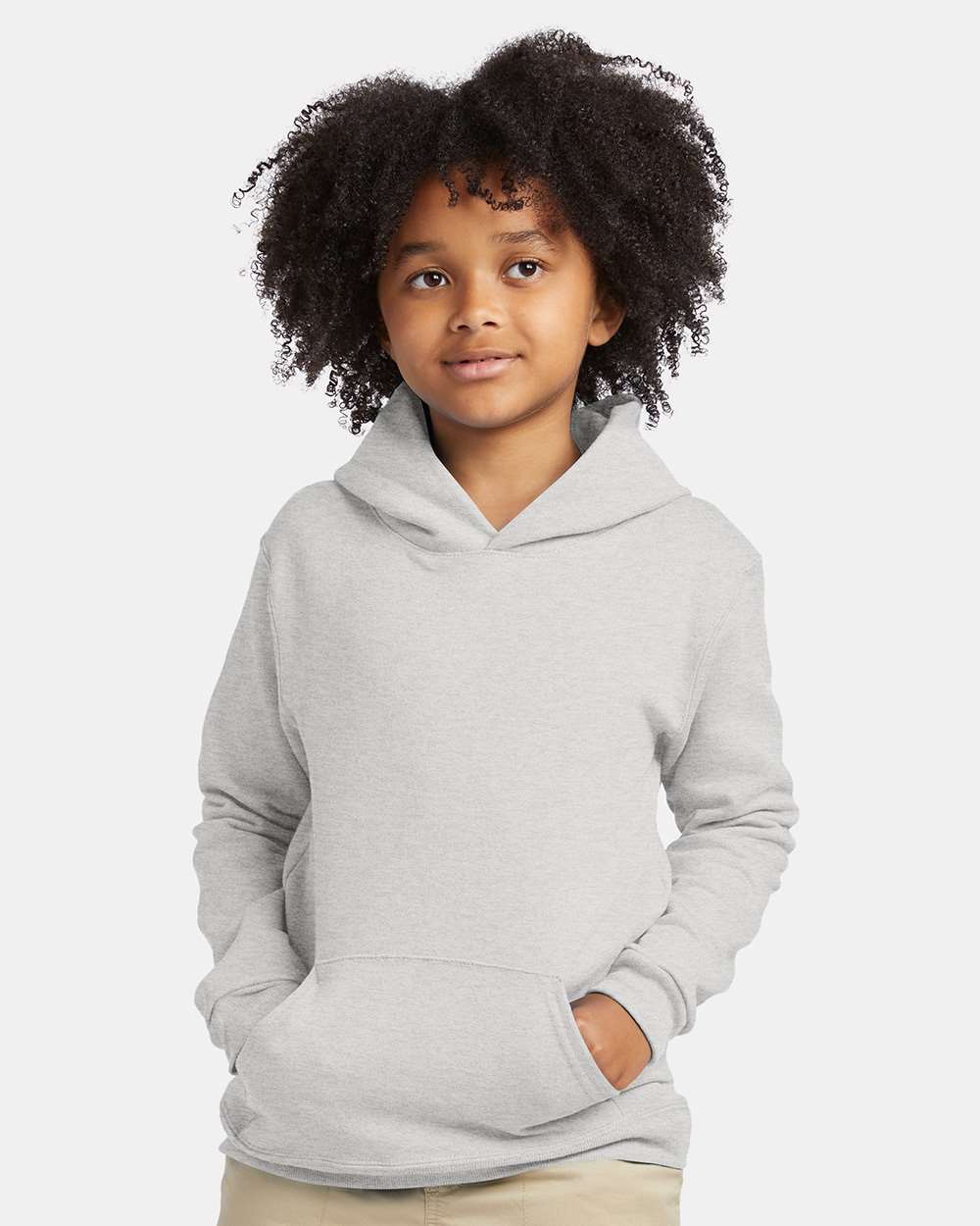Hanes P473 Youth EcoSmart® Hooded Sweatshirt