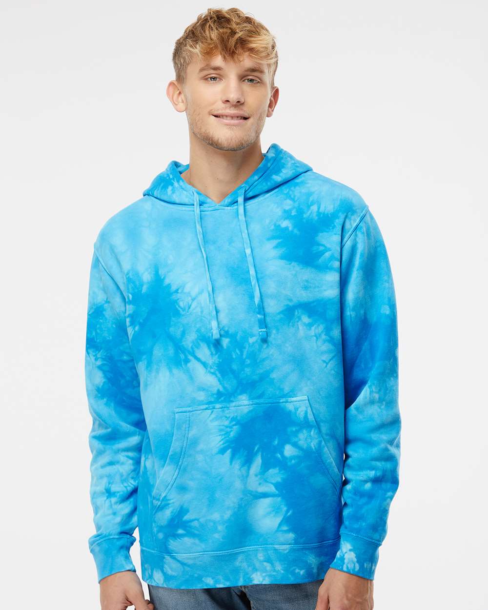 Independent Trading Co. PRM4500TD Unisex Midweight Tie-Dyed Hooded Sweatshirt