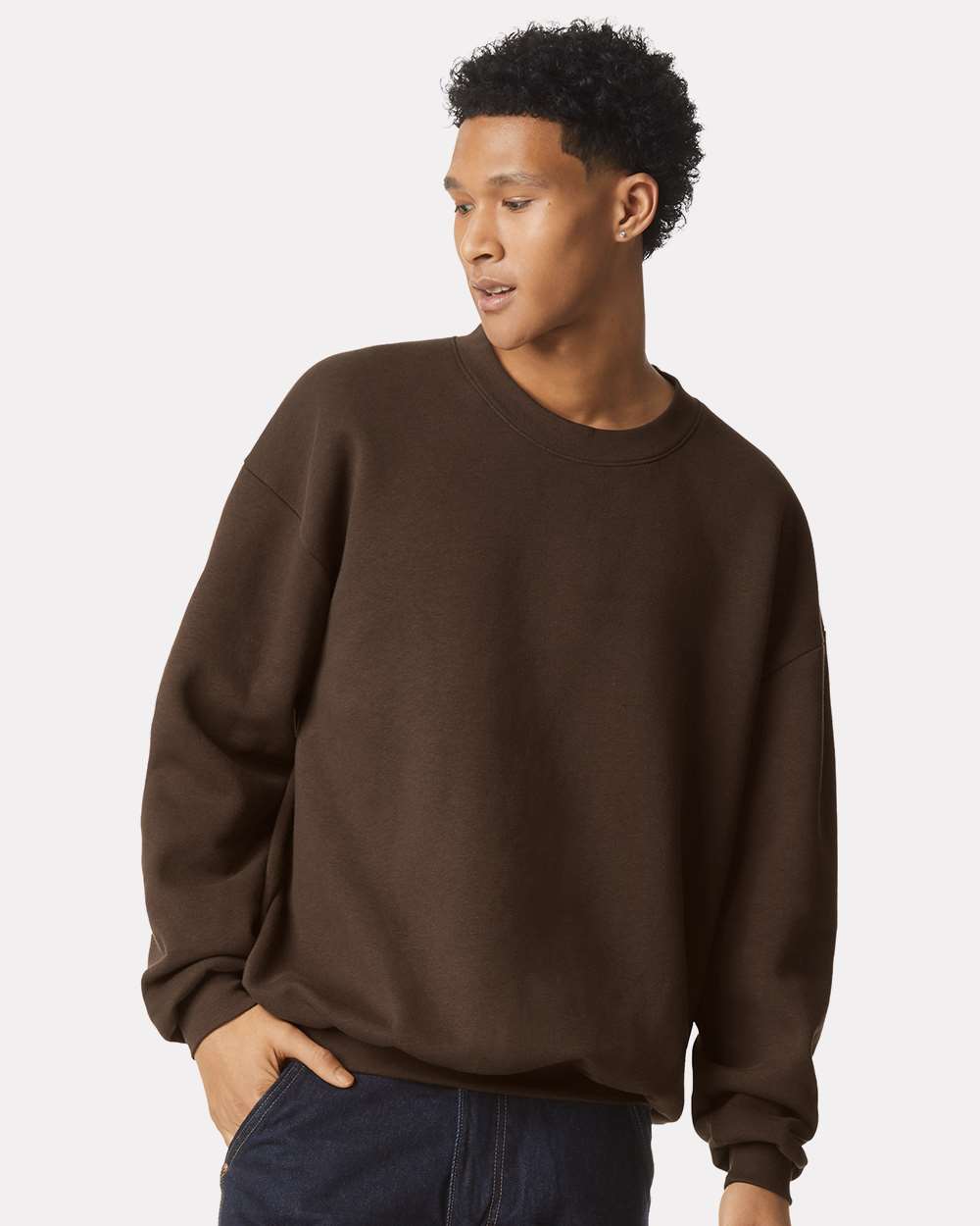 American Apparel RF496 Unisex ReFlex Fleece Crewneck Sweatshirt