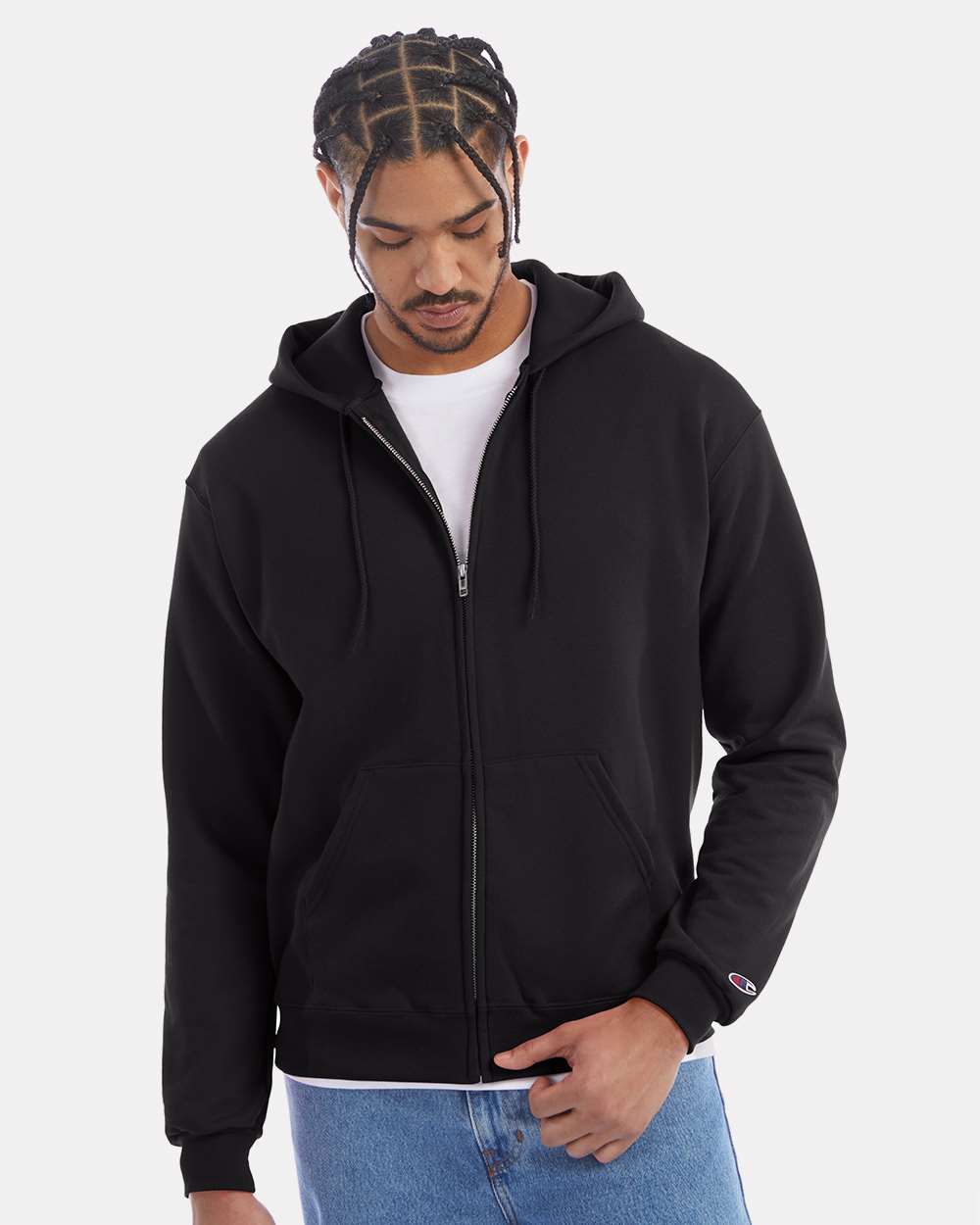 Champion S800 Unisex Powerblend® Full-Zip Hooded Sweatshirt