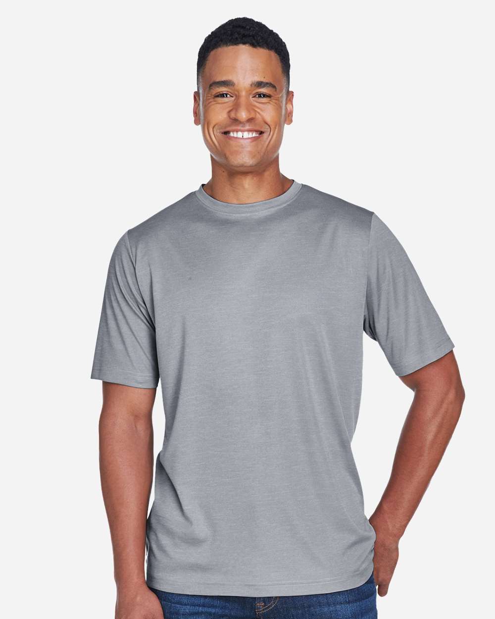 Team 365 TT11H Men's Sonic Heather Performance T-Shirt