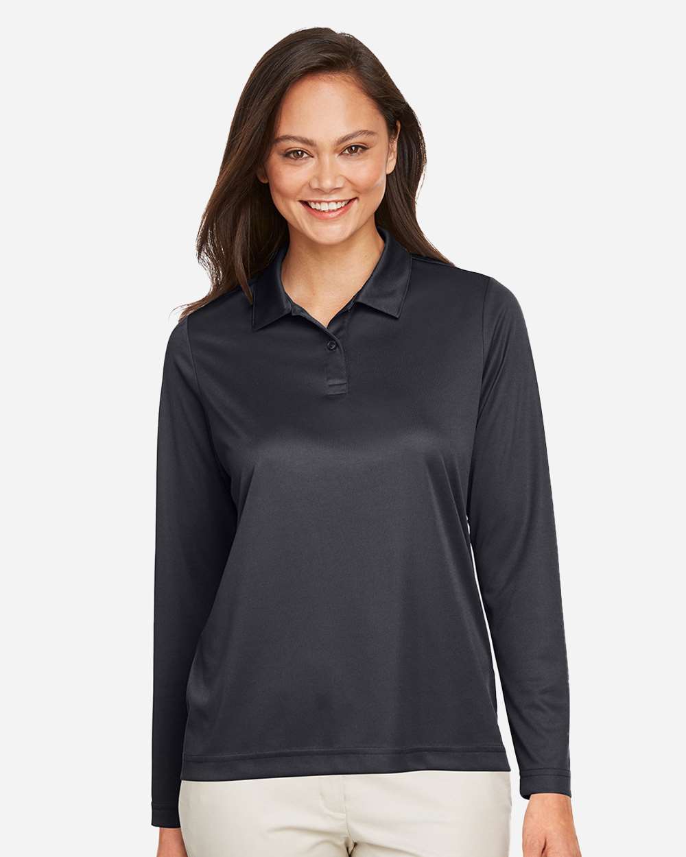 Team 365 TT51LW Women's Zone Performance Long Sleeve Polo