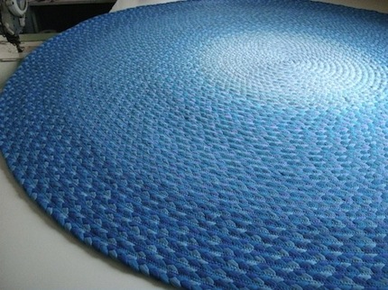 Blue T Shirt Rug from Interior Revolution
