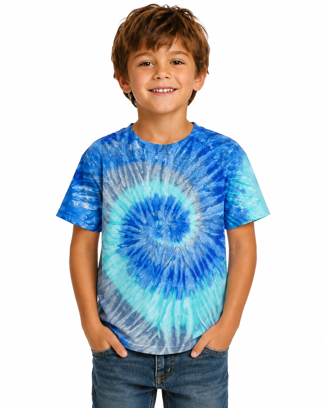 Colortone 1000Y Youth Multi-Color Tie-Dyed T-Shirt