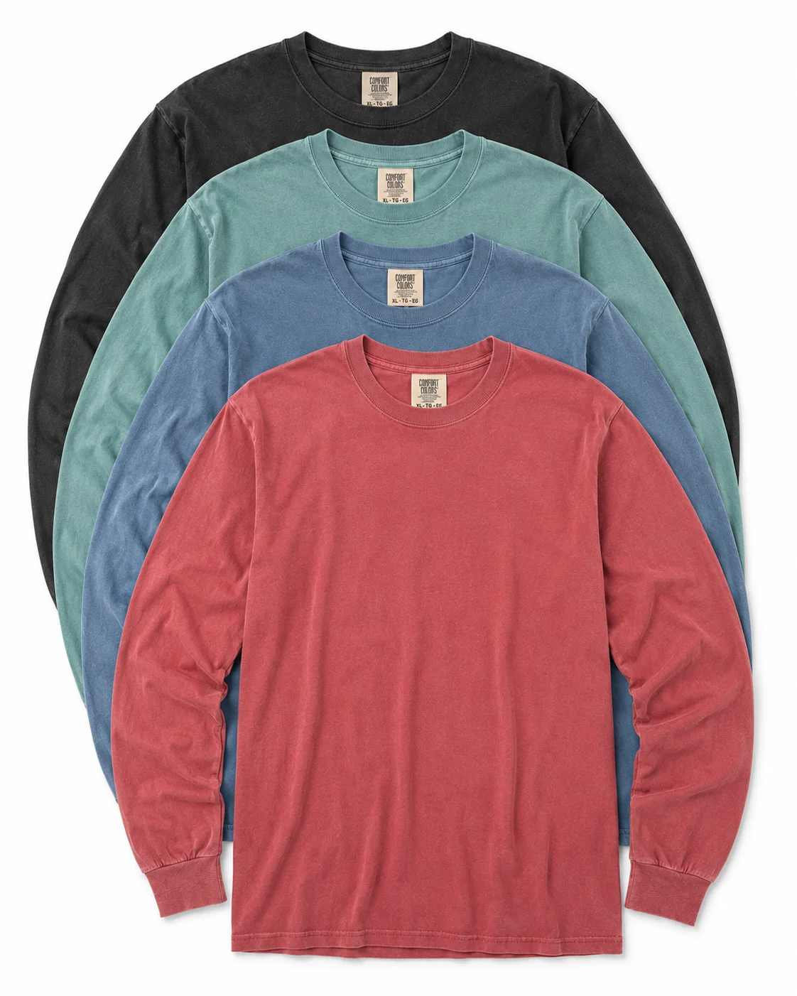 Comfort Colors 6014 Unisex Garment-Dyed Heavyweight Long Sleeve Tee<br><em> TAG Certified™ Irregular</em>
