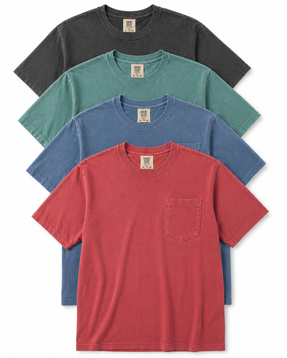 Comfort Colors 6030 Unisex Garment-Dyed Heavyweight Pocket Tee
