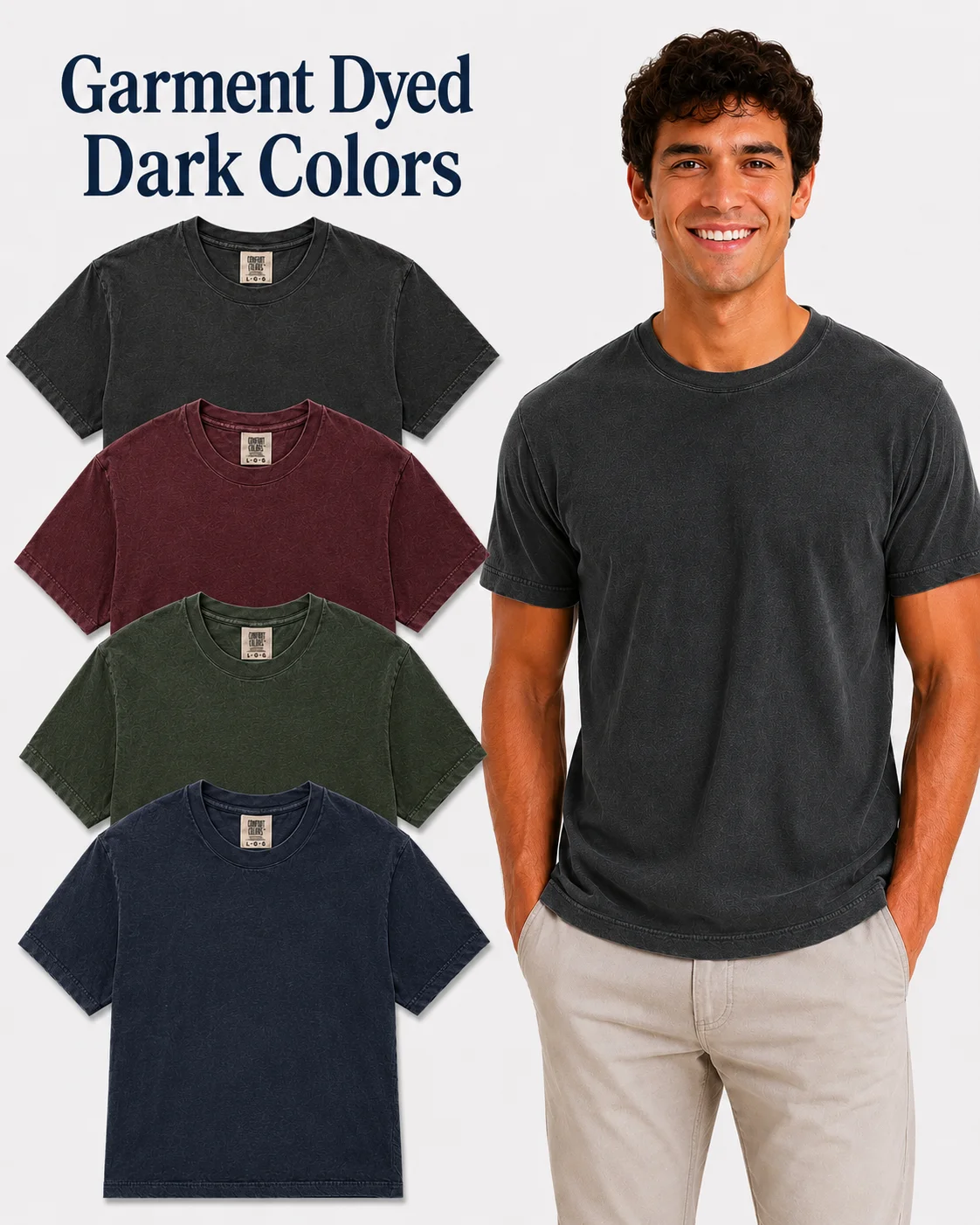 Dark | Garment-Dye T-Shirts TAG Certified™ Irregular