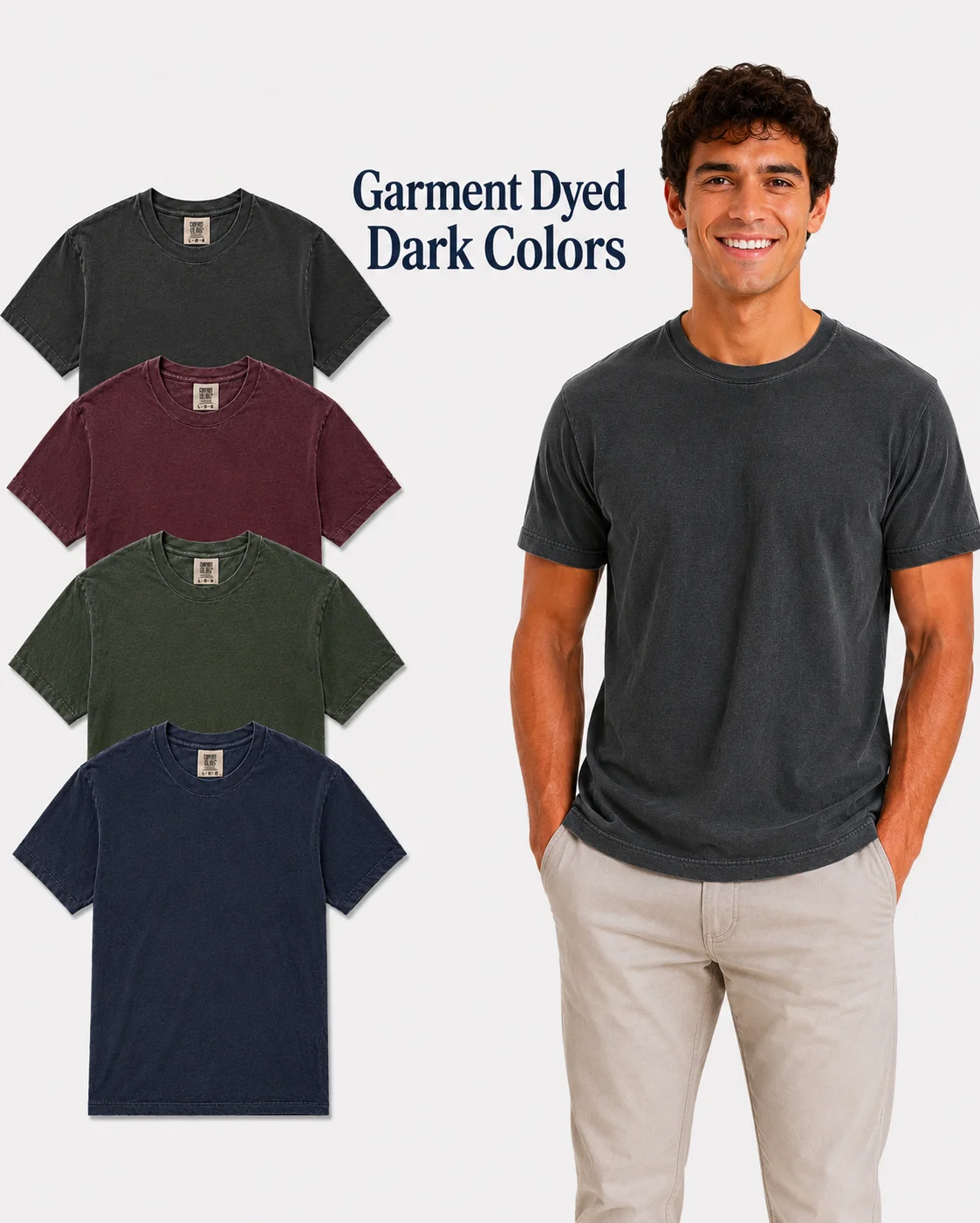 Dark | Garment-Dye T-Shirts TAG Certified™ Irregular