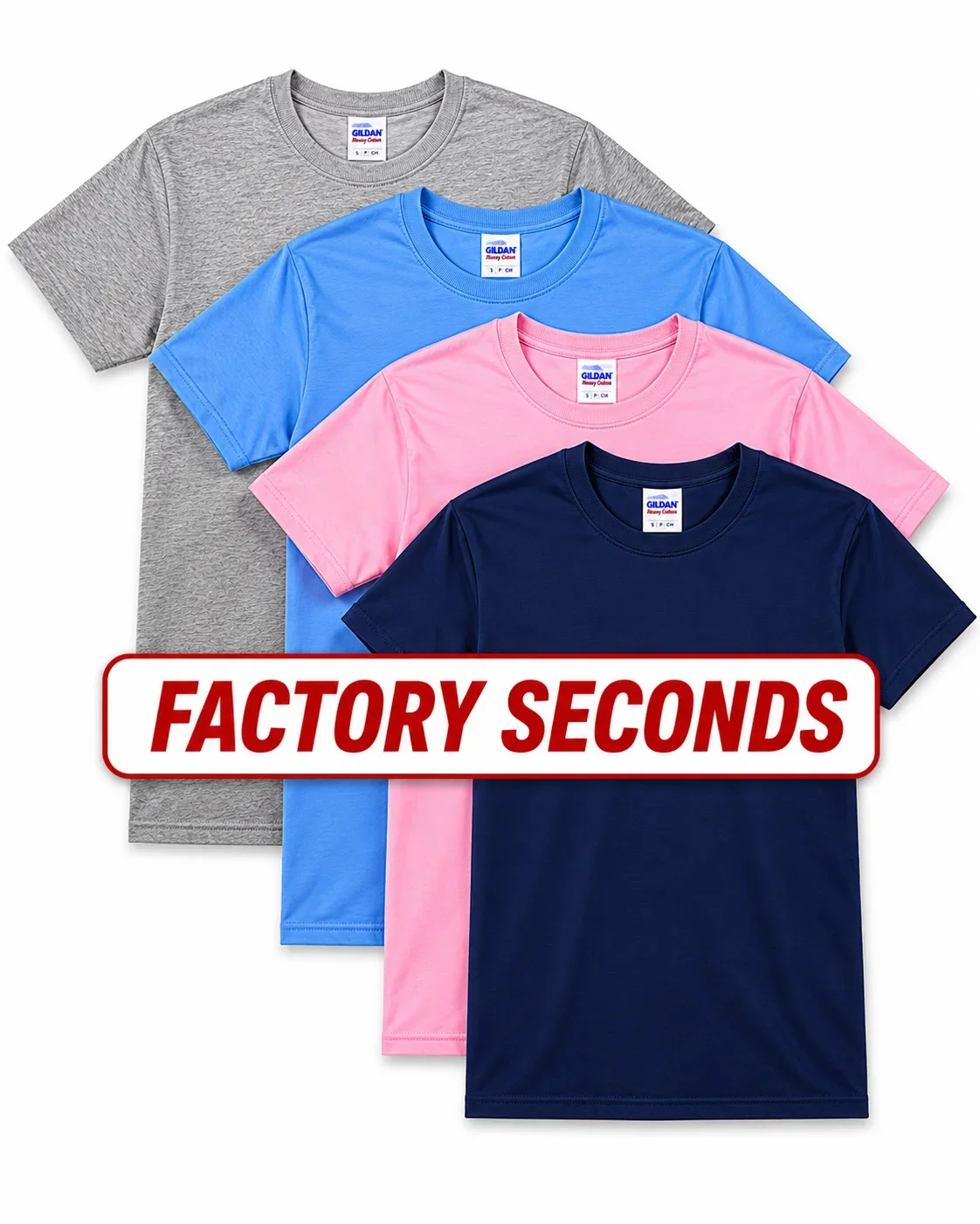 Asst Colors | Womens T-Shirts Factory Seconds *No Returns*
