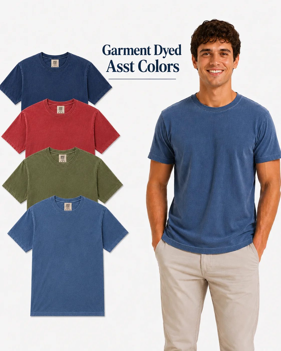 Assorted | Garment-Dye Tees TAG Certified™ Irregular