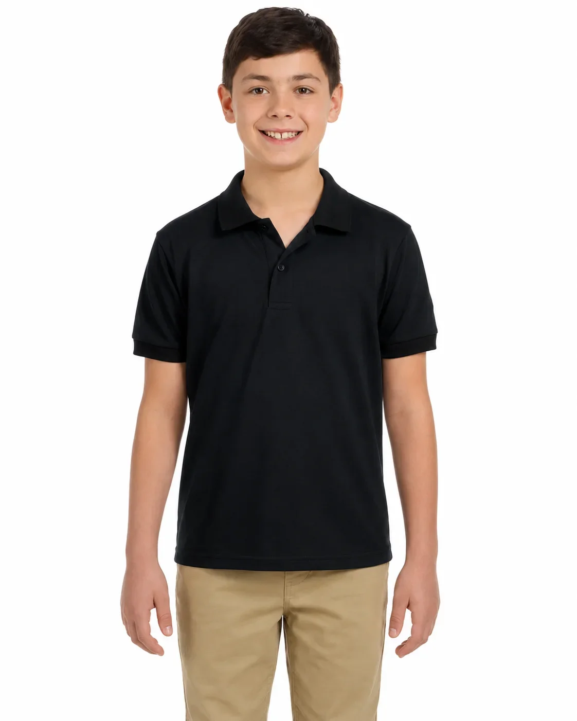 Gildan 94800B Youth Pique Blend Polo Shirt