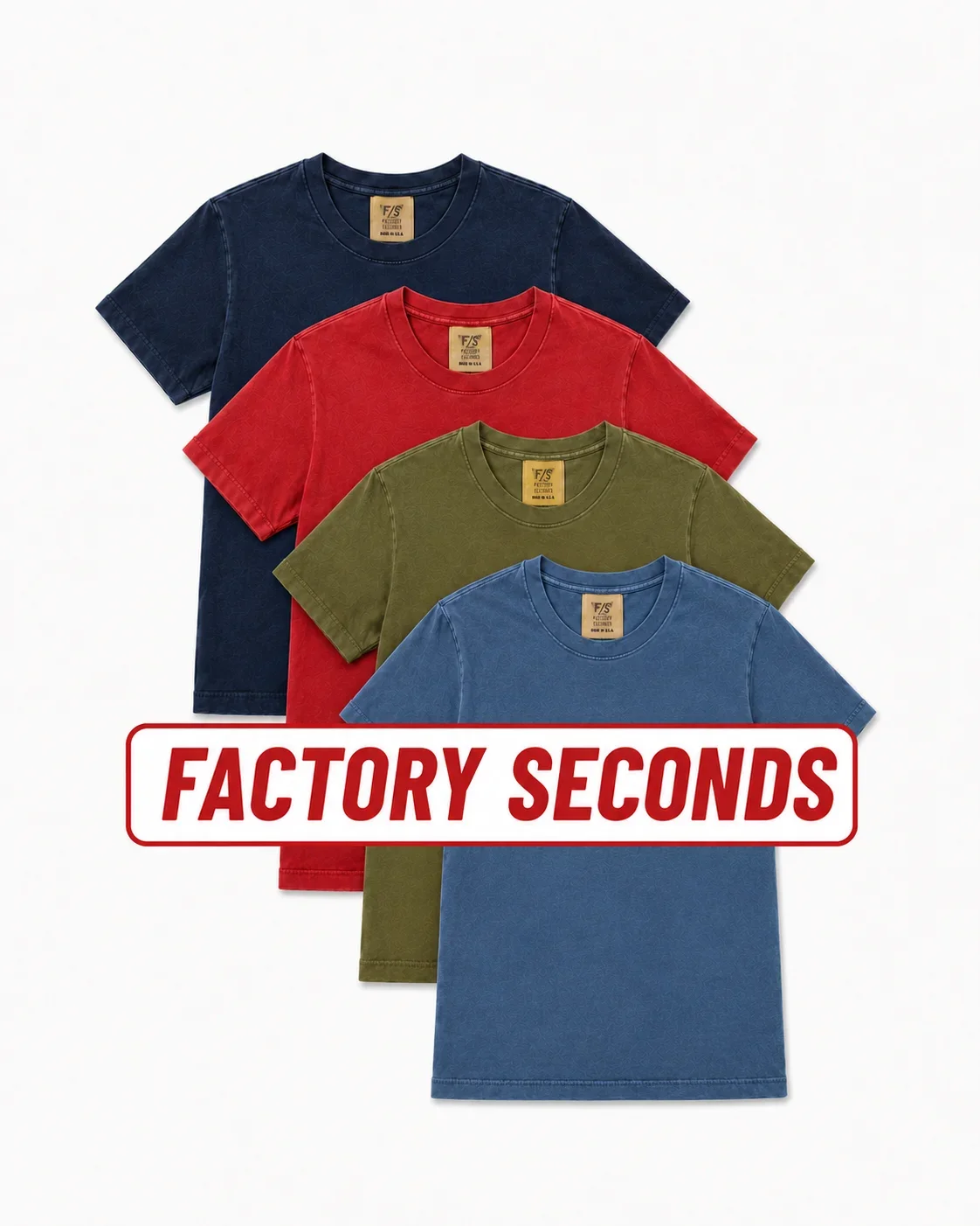 Asst Colors | Kids Garment-Dye T-Shirts Factory Seconds *No Returns*