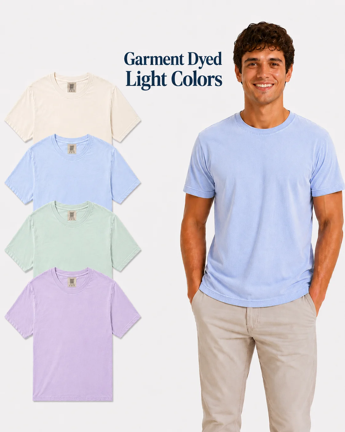 Light | Garment-Dye T-Shirts TAG Certified™ Irregular