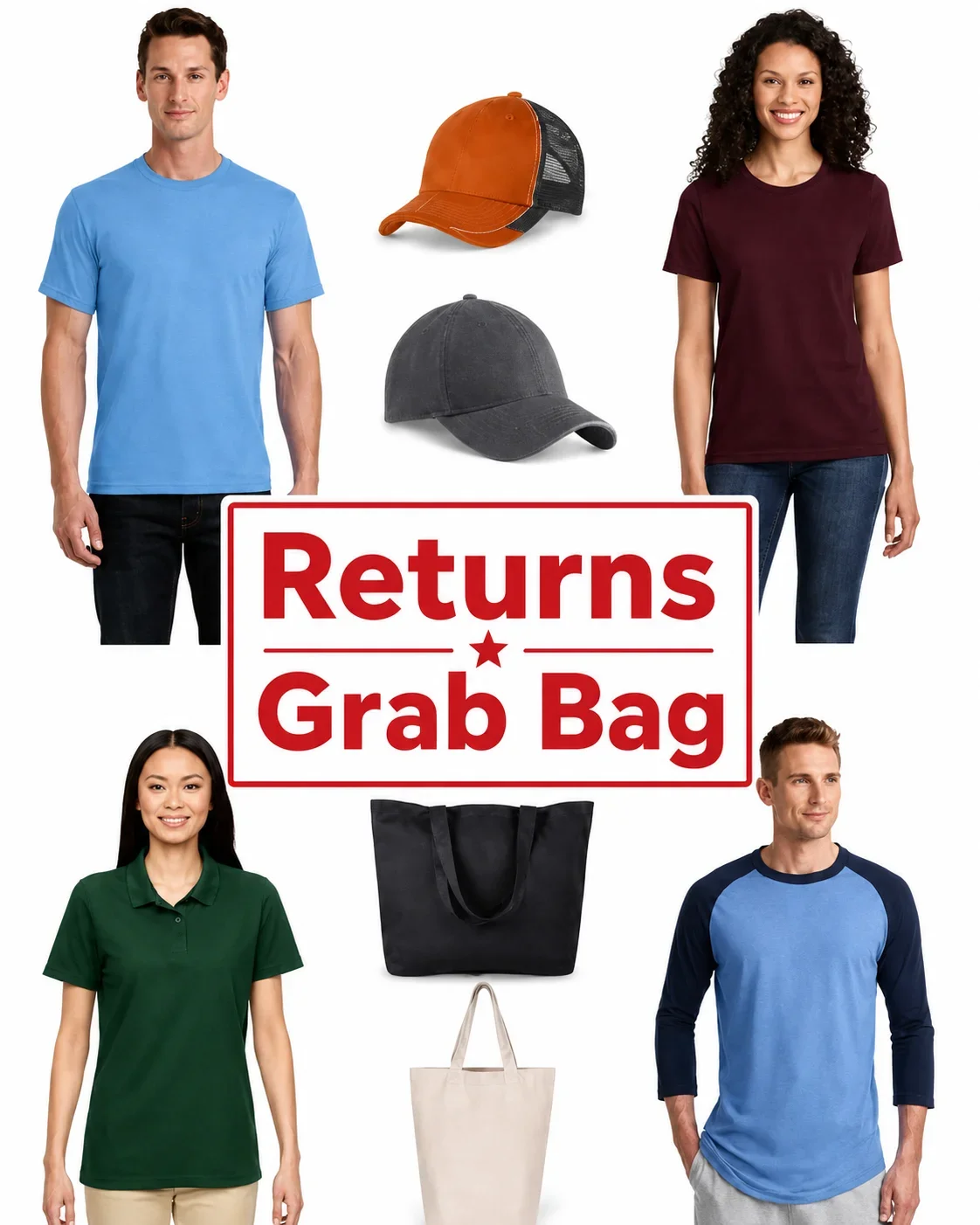 Asst Items Returns Grab Bag 12 Items for $1.50/each