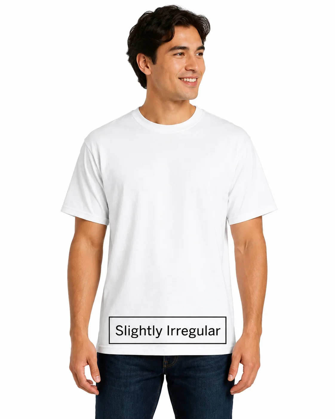 White | Adult T-Shirt TAG Certified™ Irregular