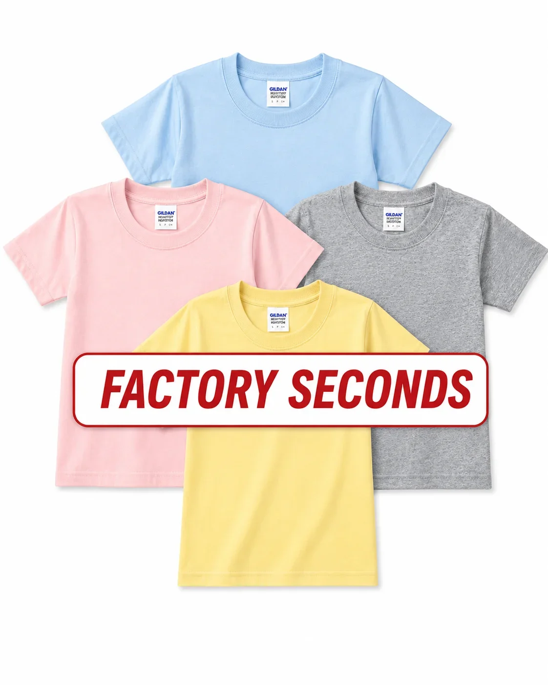 Asst Colors | Toddler T-Shirts Factory Seconds *No Returns*